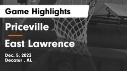 Priceville  vs East Lawrence  Game Highlights - Dec. 5, 2023