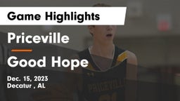 Priceville  vs Good Hope  Game Highlights - Dec. 15, 2023