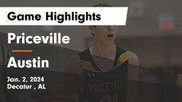 Priceville  vs Austin  Game Highlights - Jan. 2, 2024
