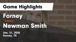 Forney  vs Newman Smith  Game Highlights - Jan. 21, 2020