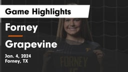 Forney  vs Grapevine  Game Highlights - Jan. 4, 2024