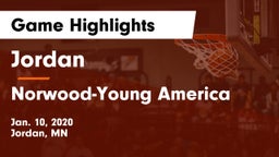 Jordan  vs Norwood-Young America  Game Highlights - Jan. 10, 2020