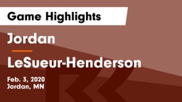 Jordan  vs LeSueur-Henderson  Game Highlights - Feb. 3, 2020