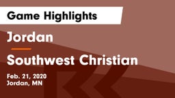 Jordan  vs Southwest Christian  Game Highlights - Feb. 21, 2020