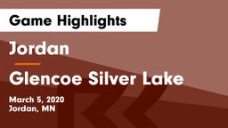 Jordan  vs Glencoe Silver Lake  Game Highlights - March 5, 2020