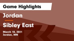 Jordan  vs Sibley East  Game Highlights - March 18, 2021