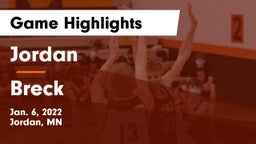 Jordan  vs Breck Game Highlights - Jan. 6, 2022