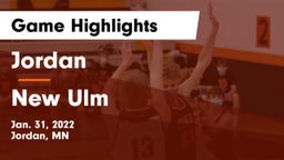 Jordan  vs New Ulm  Game Highlights - Jan. 31, 2022