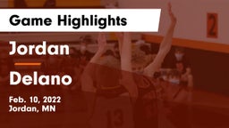 Jordan  vs Delano  Game Highlights - Feb. 10, 2022