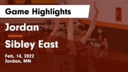 Jordan  vs Sibley East  Game Highlights - Feb. 14, 2022
