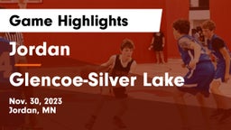 Jordan  vs Glencoe-Silver Lake  Game Highlights - Nov. 30, 2023