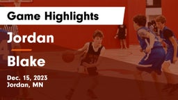 Jordan  vs Blake Game Highlights - Dec. 15, 2023