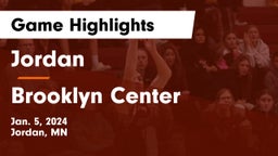 Jordan  vs Brooklyn Center  Game Highlights - Jan. 5, 2024