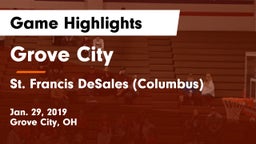 Grove City  vs St. Francis DeSales  (Columbus) Game Highlights - Jan. 29, 2019