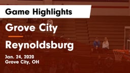 Grove City  vs Reynoldsburg  Game Highlights - Jan. 24, 2020
