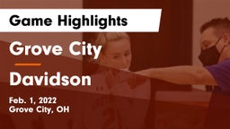 Grove City  vs Davidson  Game Highlights - Feb. 1, 2022