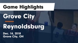 Grove City  vs Reynoldsburg  Game Highlights - Dec. 14, 2018