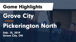 Grove City  vs Pickerington North  Game Highlights - Feb. 15, 2019