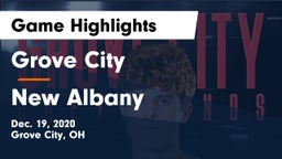 Grove City  vs New Albany  Game Highlights - Dec. 19, 2020