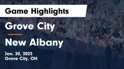 Grove City  vs New Albany  Game Highlights - Jan. 20, 2023