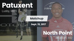 Matchup: Patuxent  vs. North Point  2017