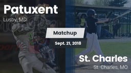 Matchup: Patuxent  vs. St. Charles  2018