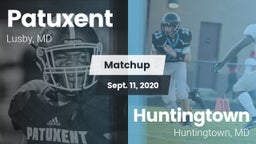 Matchup: Patuxent  vs. Huntingtown  2020
