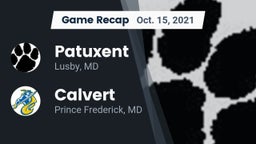 Recap: Patuxent  vs. Calvert  2021