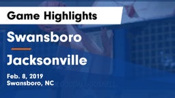 Swansboro  vs Jacksonville  Game Highlights - Feb. 8, 2019