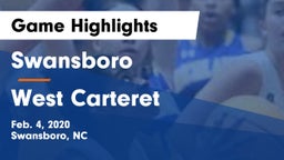 Swansboro  vs West Carteret  Game Highlights - Feb. 4, 2020