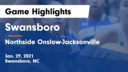 Swansboro  vs Northside Onslow-Jacksonville Game Highlights - Jan. 29, 2021
