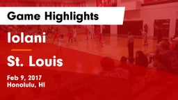 Iolani  vs St. Louis  Game Highlights - Feb 9, 2017