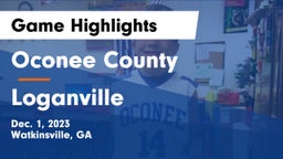 Oconee County  vs Loganville Game Highlights - Dec. 1, 2023