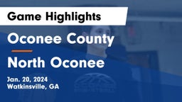 Oconee County  vs North Oconee  Game Highlights - Jan. 20, 2024