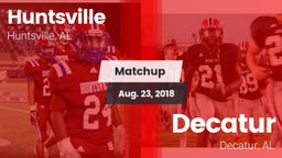 Matchup: Huntsville High vs. Decatur  2018