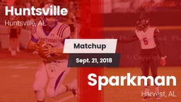 Matchup: Huntsville High vs. Sparkman  2018