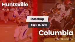 Matchup: Huntsville High vs. Columbia  2018