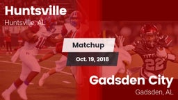 Matchup: Huntsville High vs. Gadsden City  2018