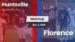 Matchup: Huntsville High vs. Florence  2019