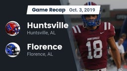 Recap: Huntsville  vs. Florence  2019