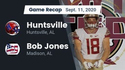 Recap: Huntsville  vs. Bob Jones  2020