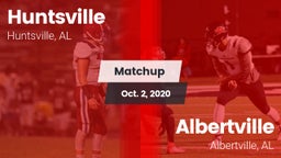 Matchup: Huntsville High vs. Albertville  2020