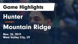 Hunter  vs Mountain Ridge Game Highlights - Nov. 26, 2019
