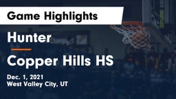 Hunter  vs Copper Hills HS Game Highlights - Dec. 1, 2021