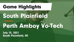 South Plainfield  vs Perth Amboy Vo-Tech Game Highlights - July 15, 2021