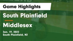 South Plainfield  vs Middlesex  Game Highlights - Jan. 19, 2022