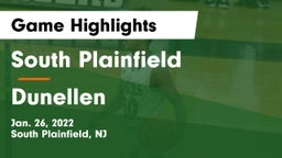 South Plainfield  vs Dunellen  Game Highlights - Jan. 26, 2022