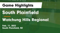 South Plainfield  vs Watchung Hills Regional  Game Highlights - Feb. 11, 2022