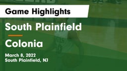 South Plainfield  vs Colonia Game Highlights - March 8, 2022
