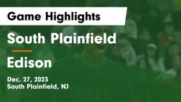 South Plainfield  vs Edison  Game Highlights - Dec. 27, 2023